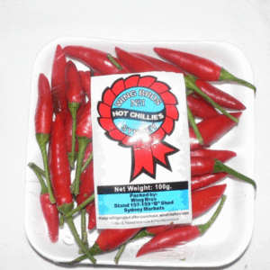 Chilli Birds Eye - Hot - 100 gram punnet