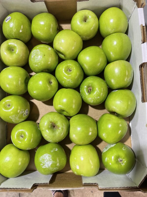 Apples Granny Smith juicing